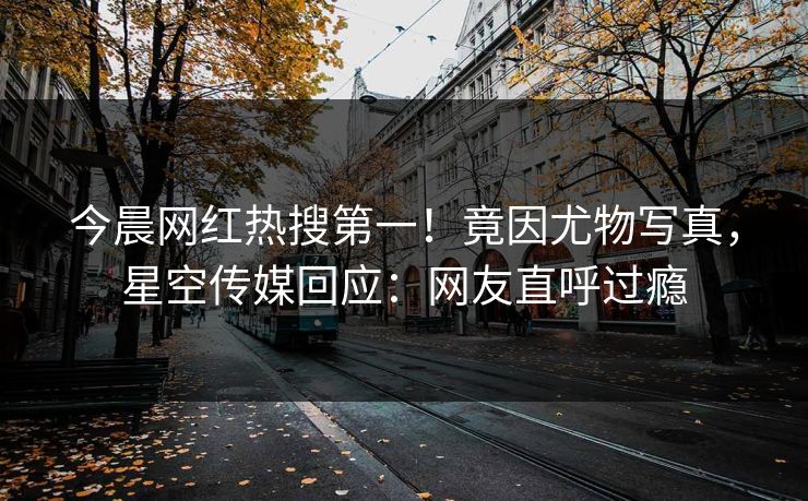 今晨网红热搜第一！竟因尤物写真，星空传媒回应：网友直呼过瘾